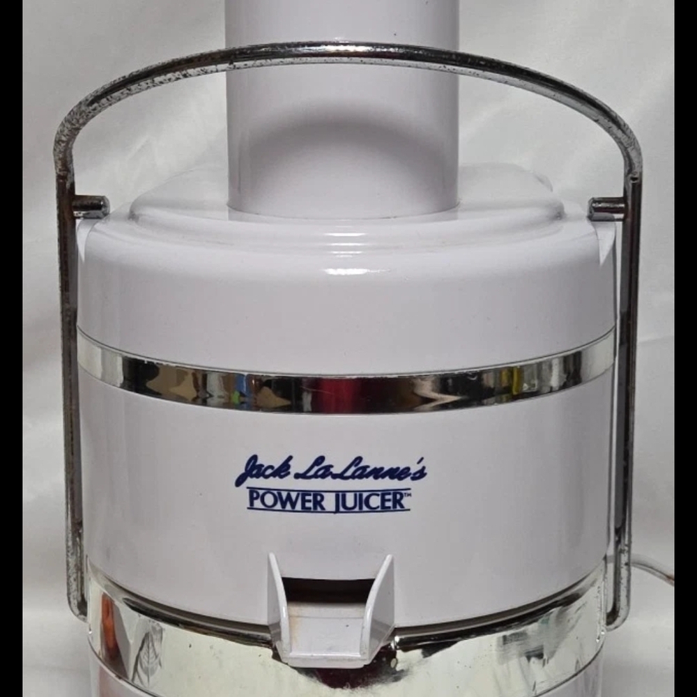 Jack LaLanne's Power Juicer in White and Silver